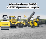 İş Makinası - YOL MAKİNELERİ UZMANI BOMAG, MARUBENI GÜVENCESİYLE TÜRKİYE’DE Forum Makina